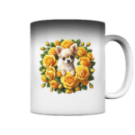 Flower Chihuahua 7 by Nina Queer | NQ - Magic Mug
