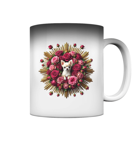 Flower Chihuahua 8 by Nina Queer | NQ - Magic Mug