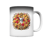 Flower Chihuahua 9 by Nina Queer | NQ - Magic Mug
