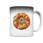 Flower Jesus 2 by Nina Queer | NQ - Magic Mug