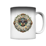 Rauhaardackel Flower 1 by Nina Queer | NQ - Magic Mug