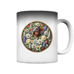 Rauhaardackel Flower 3 by Nina Queer | NQ - Magic Mug