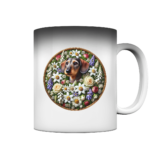 Rauhaardackel Flower 3 by Nina Queer | NQ - Magic Mug