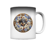 Rauhaardackel Flower 4 by Nina Queer | NQ - Magic Mug