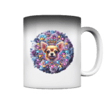 Flower Chihuahua 4 by Nina Queer | NQ - Magic Mug