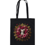 Flower Chihuahua 8 by Nina Queer | NQ - Organic Cotton Bag