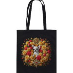 Flower Chihuahua 9 by Nina Queer | NQ - Organic Cotton Bag