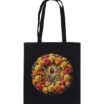 Flower Jesus 2 by Nina Queer | NQ - Organic Cotton Bag