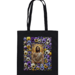 Flower Jesus 4 by Nina Queer | NQ - Organic Cotton Bag