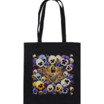 Flower Jesus 5 by Nina Queer | NQ - Organic Cotton Bag