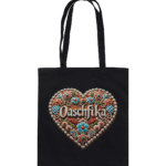 Lebkuchenherz 3 by Nina Queer | NQ - Organic Cotton Bag