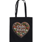 Lebkuchenherz 4 by Nina Queer | NQ - Organic Cotton Bag