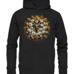 Flower Schäferhund 4 by Nina Queer | NQ - Organic Hoodie