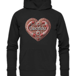 Lebkuchenherz 1 by Nina Queer | NQ - Organic Hoodie