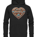 Lebkuchenherz 3 by Nina Queer | NQ - Organic Hoodie