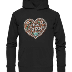 Lebkuchenherz 6 by Nina Queer | NQ - Organic Hoodie