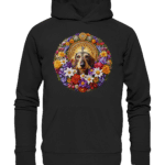 Rauhaardackel Flower 2 by Nina Queer | NQ - Organic Hoodie