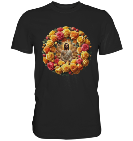 Jesus Roses 2 by Nina Queer | NQ - Premium Classic T-Shirt