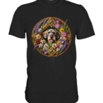 Rauhaardackel Flower 5 by Nina Queer | NQ - Premium Classic T-Shirt