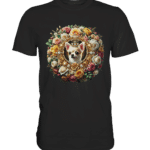 Flower Chihuahua 3 by Nina Queer | NQ - Premium Classic T-Shirt