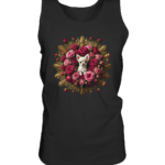 Flower Chihuahua 8 by Nina Queer | NQ - Relaxed Tank Top