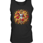 Flower Chihuahua 9 by Nina Queer | NQ - Relaxed Tank Top