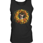 Flower Chihuahua 10 by Nina Queer | NQ - Relaxed Tank Top