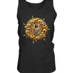 Flower Jesus 3 by Nina Queer | NQ - Relaxed Tank Top