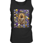 Flower Jesus 4 by Nina Queer | NQ - Relaxed Tank Top