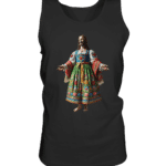 Dirndl Jesus 5 by Nina Queer | NQ - Relaxed Tank Top