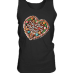 Lebkuchenherz 6 by Nina Queer | NQ - Relaxed Tank Top