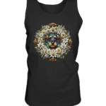 Rauhaardackel Flower 1 by Nina Queer | NQ - Relaxed Tank Top