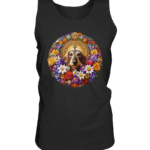 Rauhaardackel Flower 2 by Nina Queer | NQ - Relaxed Tank Top