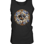 Rauhaardackel Flower 4 by Nina Queer | NQ - Relaxed Tank Top