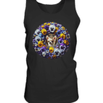 Flower Chihuahua 1 by Nina Queer | NQ - Relaxed Tank Top