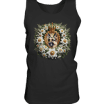 Flower Schäferhund 2 by Nina Queer | NQ - Relaxed Tank Top
