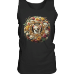 Flower Chihuahua 3 by Nina Queer | NQ - Relaxed Tank Top