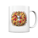 Flower Chihuahua 9 by Nina Queer | NQ - Tasse glossy