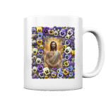 Flower Jesus 4 by Nina Queer | NQ - Tasse glossy