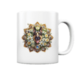 Flower Schäferhund 1 by Nina Queer | NQ  - Tasse glossy