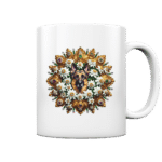 Flower Schäferhund 4 by Nina Queer | NQ - Tasse glossy