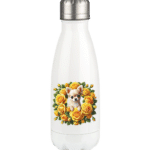 Flower Chihuahua 7 by Nina Queer | NQ - Thermoflasche 350ml