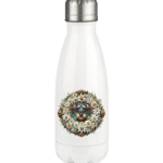 Rauhaardackel Flower 1 by Nina Queer | NQ - Thermoflasche 350ml
