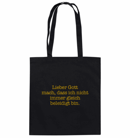 Spruch Gott - Organic Cotton Bag
