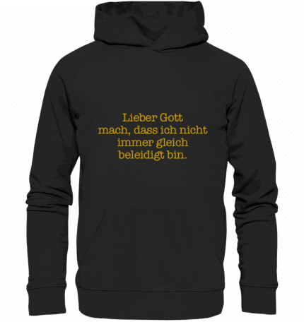 Spruch Gott - Organic Hoodie