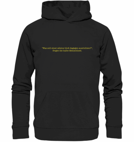 Menschheit - Organic Hoodie