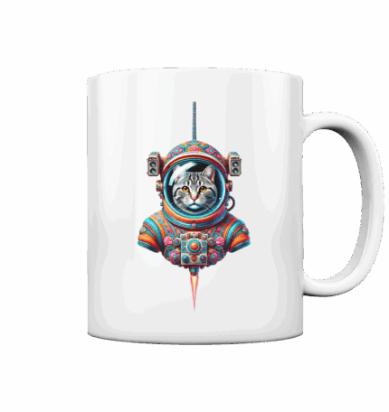 Spacecat 3 - Tasse glossy