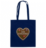 Herz Ich schlucke - Organic Cotton Bag – Bild 3