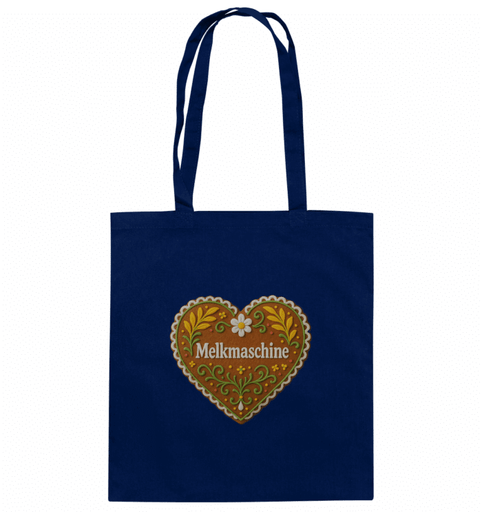 Herz Melkmaschine - Organic Cotton Bag – Bild 3