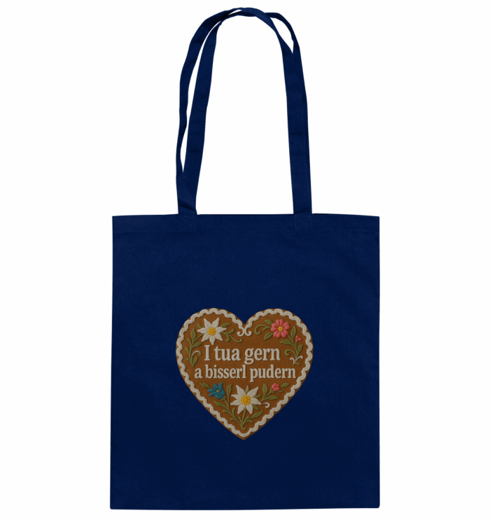 Herz Pudern - Organic Cotton Bag – Bild 3